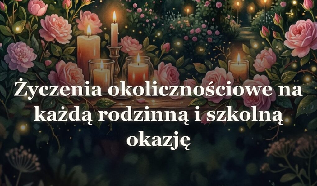 Życzenia okolicznościowe na każdą rodzinną i szkolną okazję